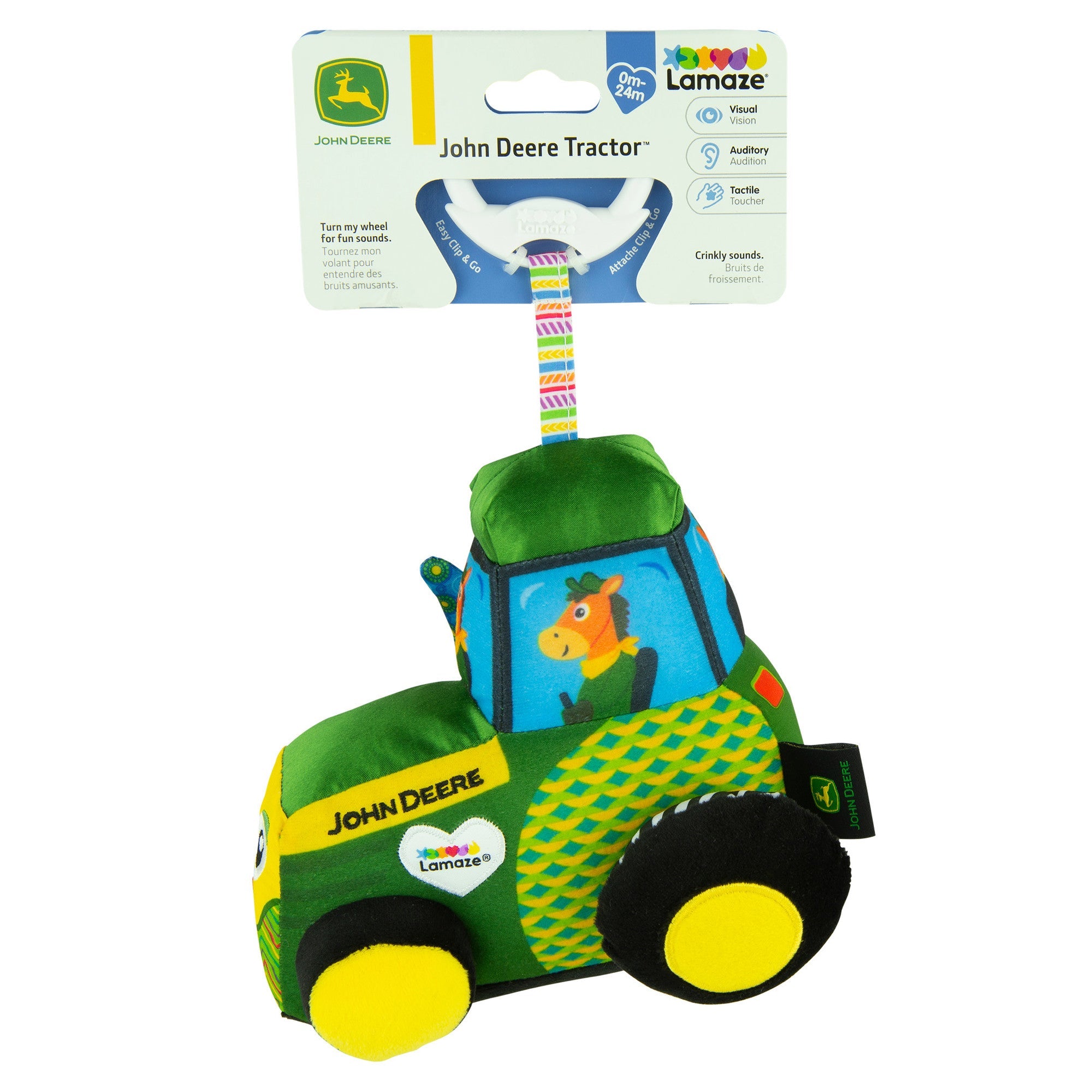 Lamaze John Deere Clip N Go Tractor