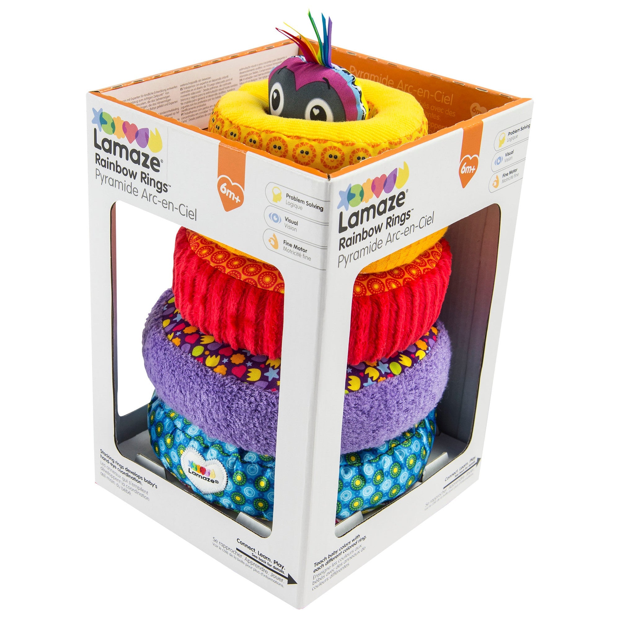 lamaze spielzeug schadstoffe Lamaze Rainbow Rings – Toyworld NZ