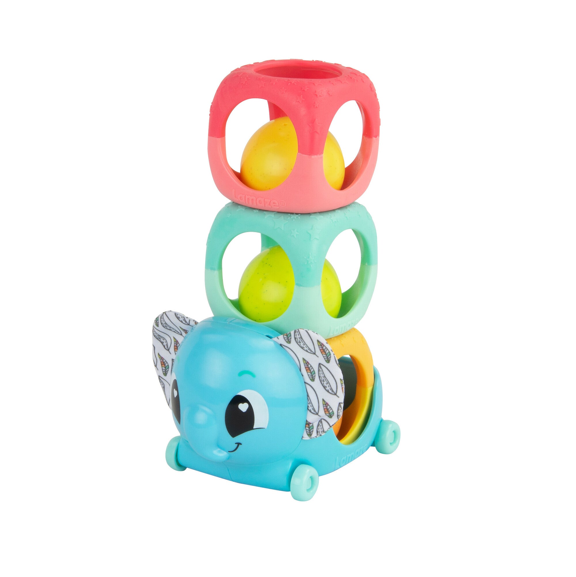 Lamaze Stack Rattle & Roll Block Set