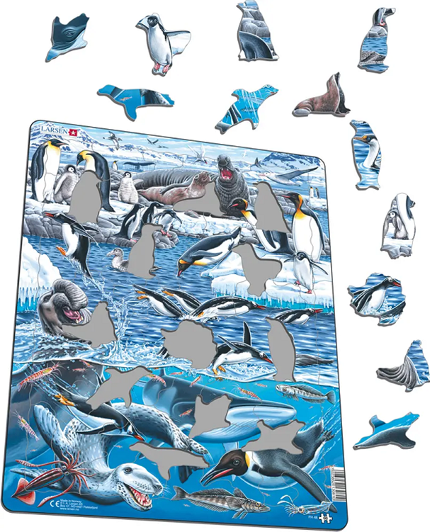 Larsen AntaRCtica Frame Tray Puzzle - Toyworld NZ