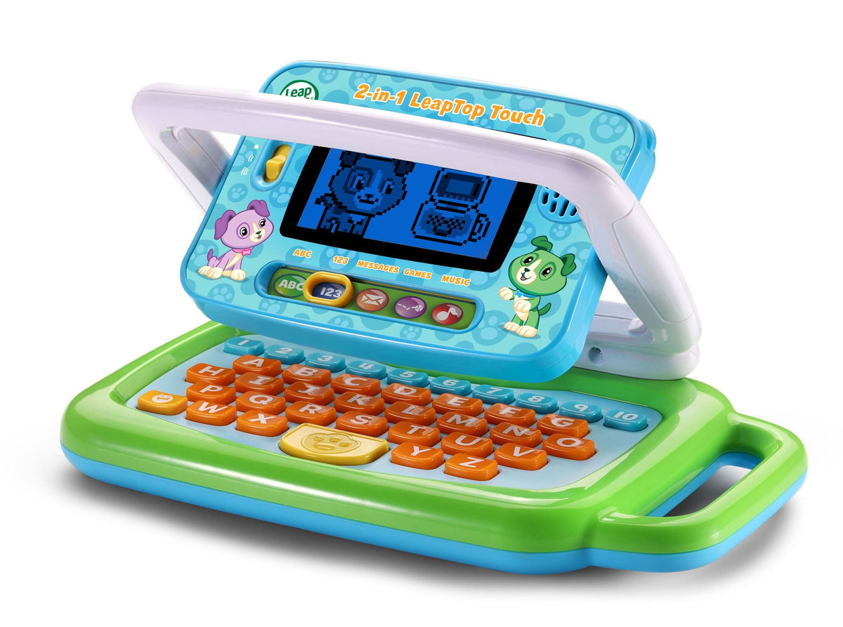 LeapFrog 2-In-1 Leaptop Touch Green - Toyworld NZ