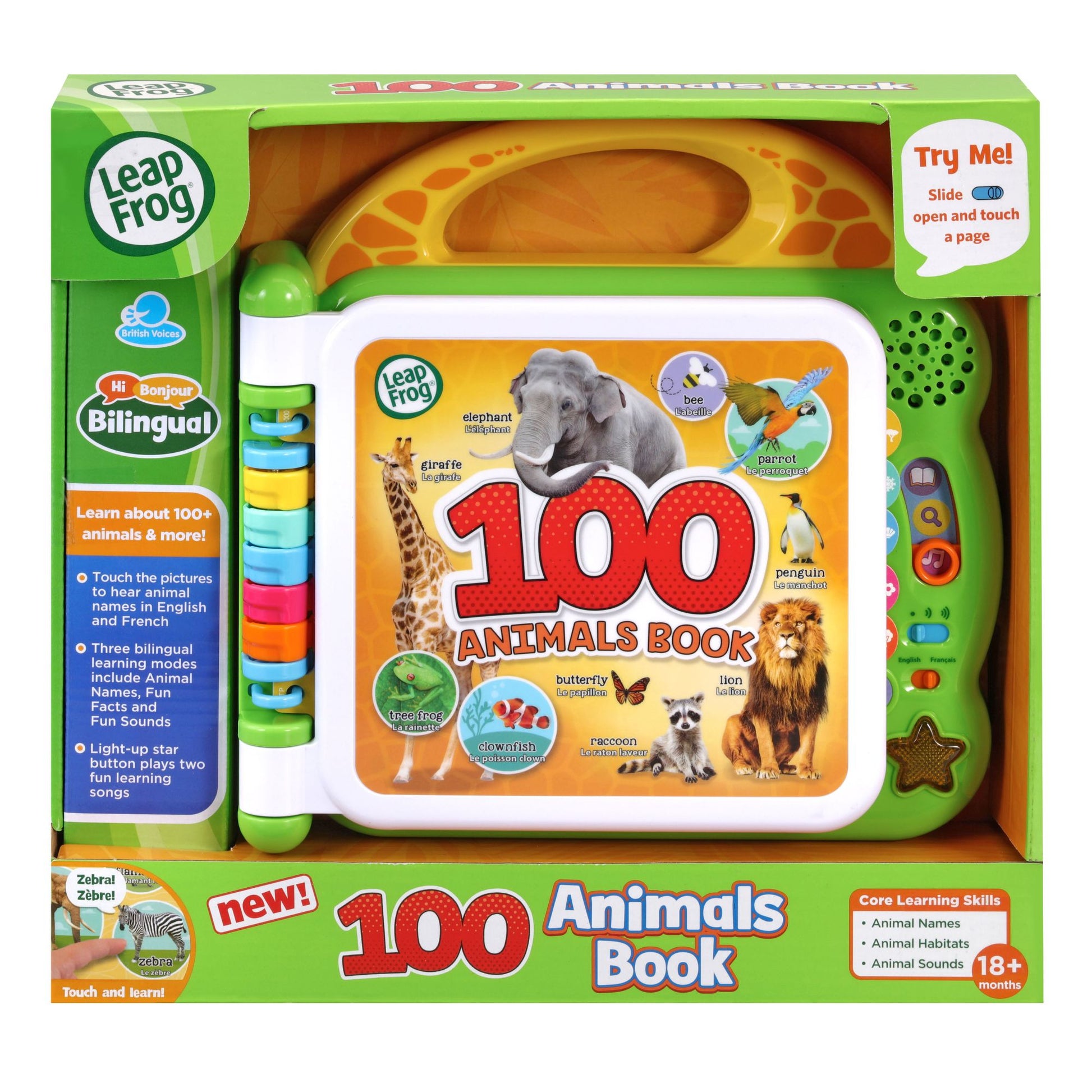 LeapFrog 100 Animals Book - Toyworld NZ