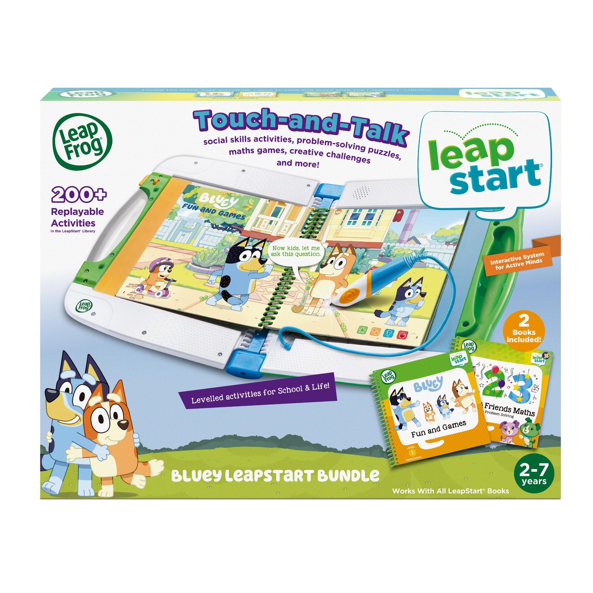 LeapFrog Bluey LeapStart Bundle - Blue – Toyworld NZ