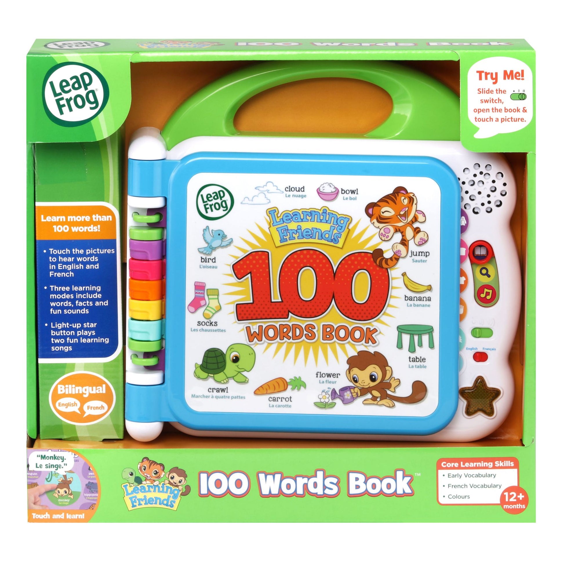 LeapFrog Learning Friends 100 Words Book - Toyworld NZ