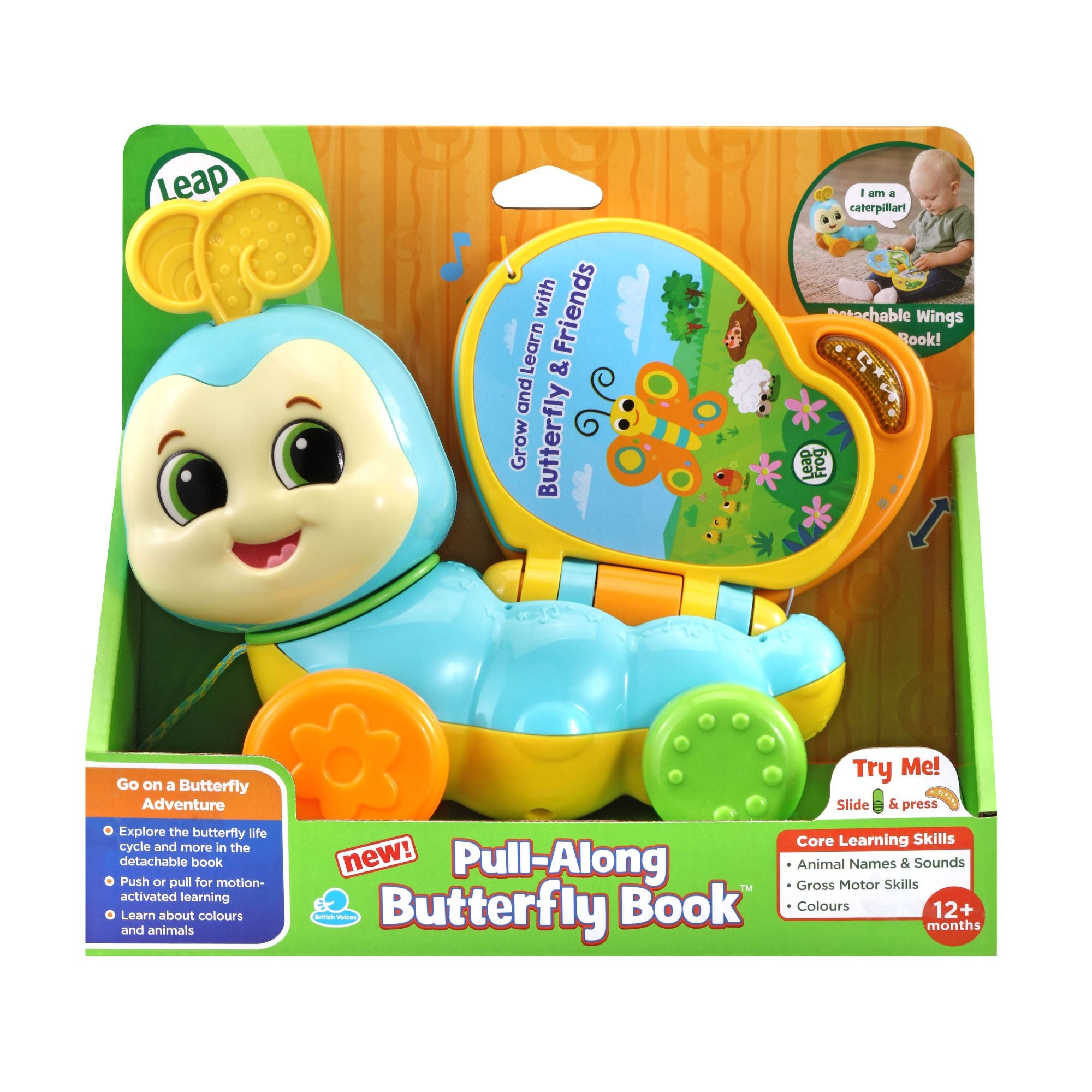 LeapFrog Pull-Along Butterfly Book
