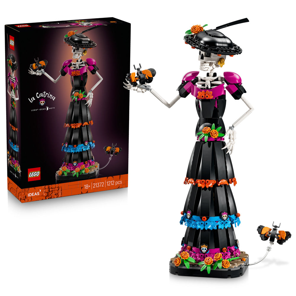 Assembled LEGO 21372 Ideas LA Catrina Day of the Dead set