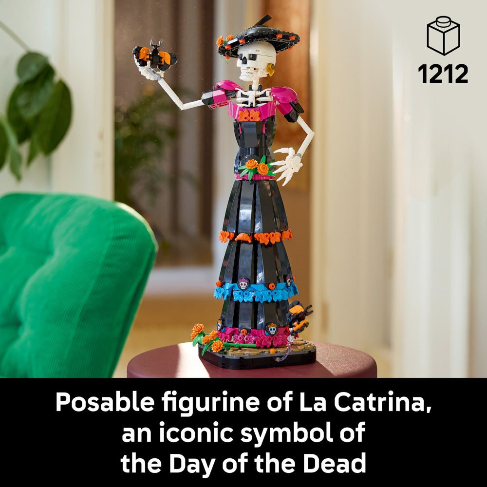 Assembled LEGO 21372 Ideas LA Catrina Day of the Dead set