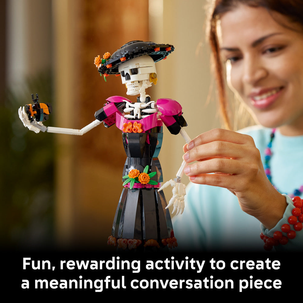 Assembled LEGO 21372 Ideas LA Catrina Day of the Dead set