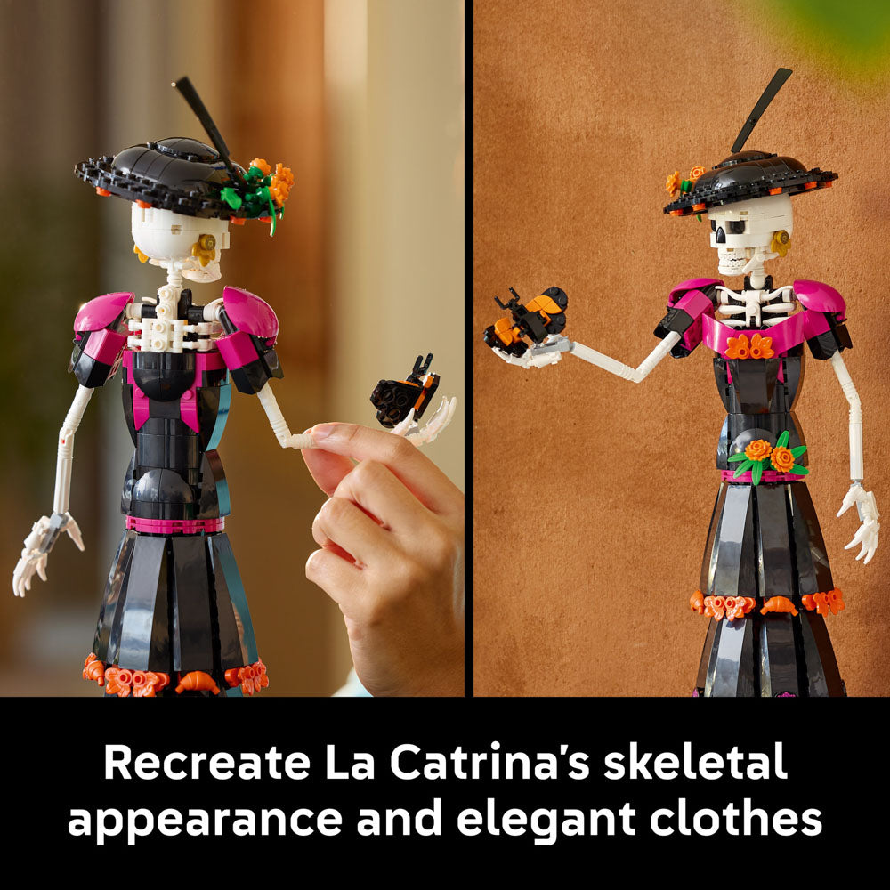 Assembled LEGO 21372 Ideas LA Catrina Day of the Dead set