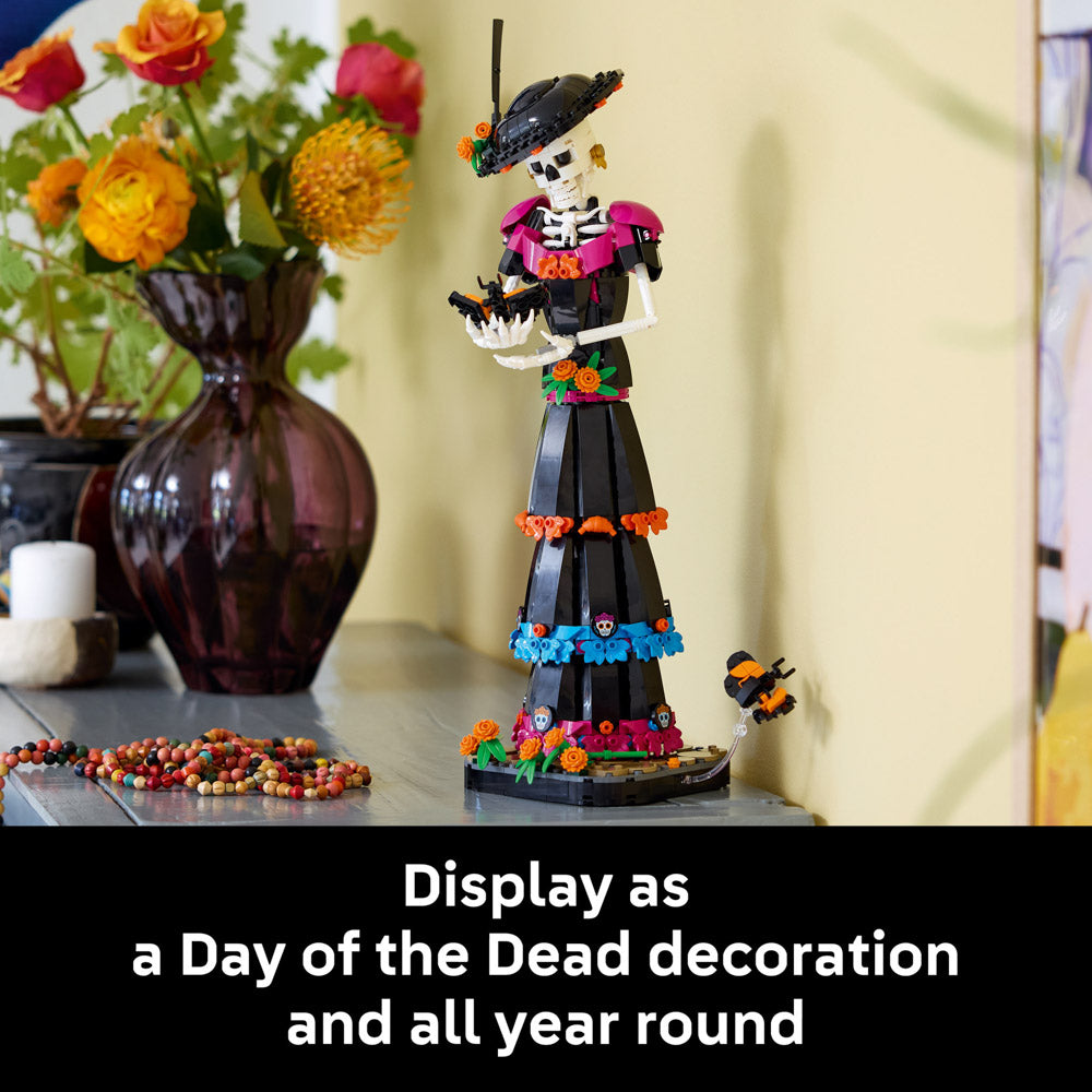 Assembled LEGO 21372 Ideas LA Catrina Day of the Dead set
