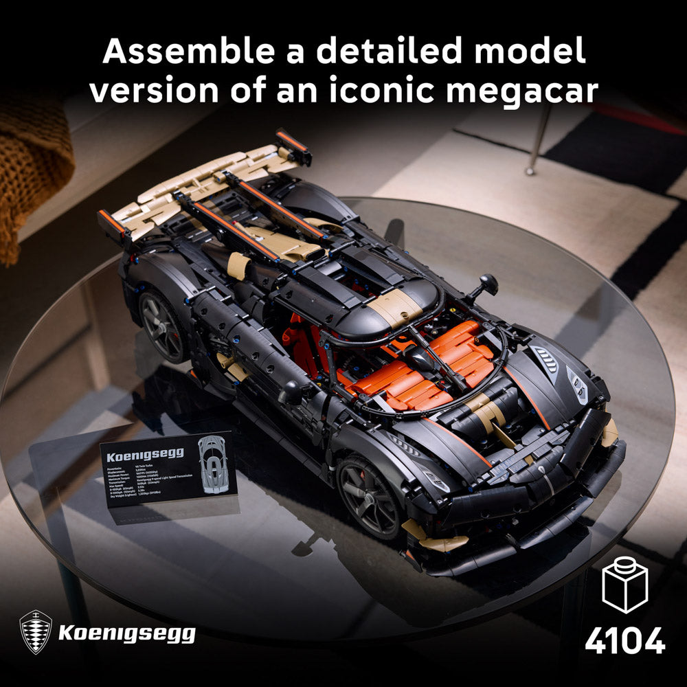 LEGO 42232 Technic Koenigsegg Sadair's Spear Megacar