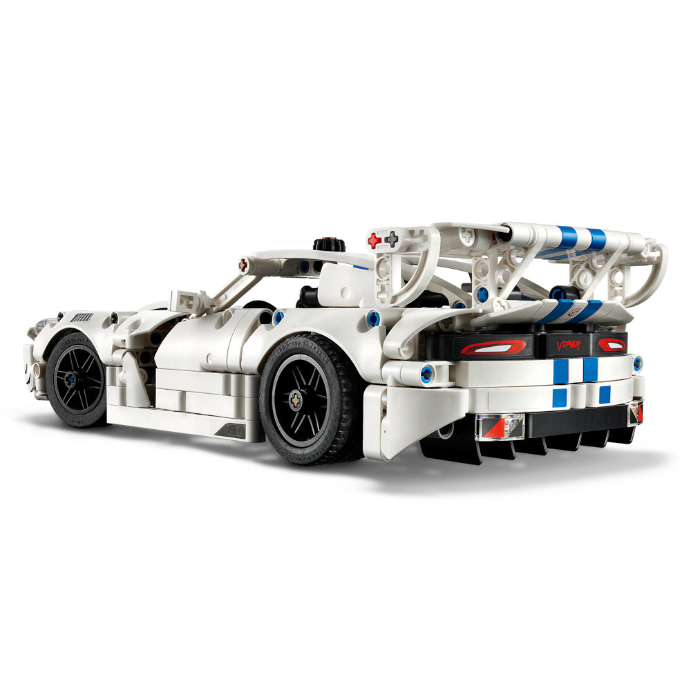 Assembled LEGO 42234 Technic Dodge Viper GTS-R Sports Car set.
