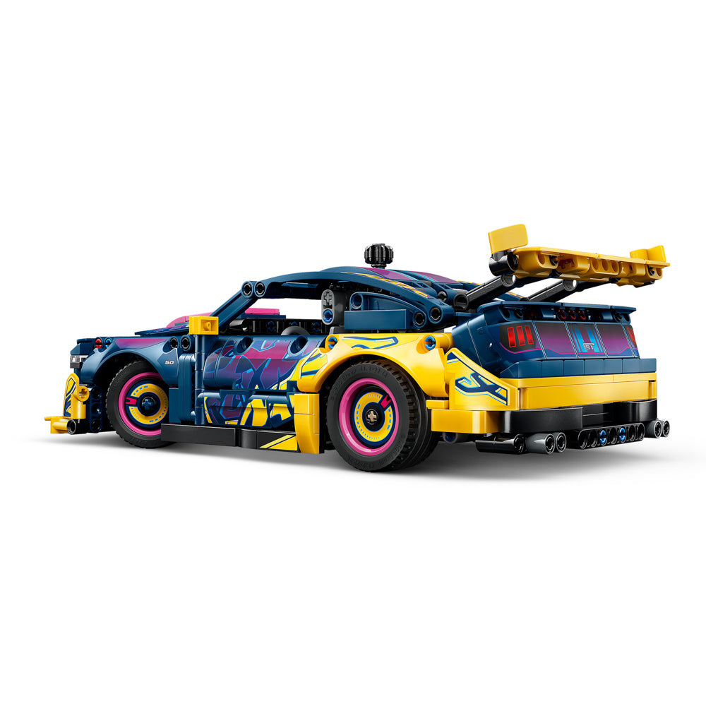 Assembled LEGO 42236 Technic Custom Garage Ford Mustang GT Car set