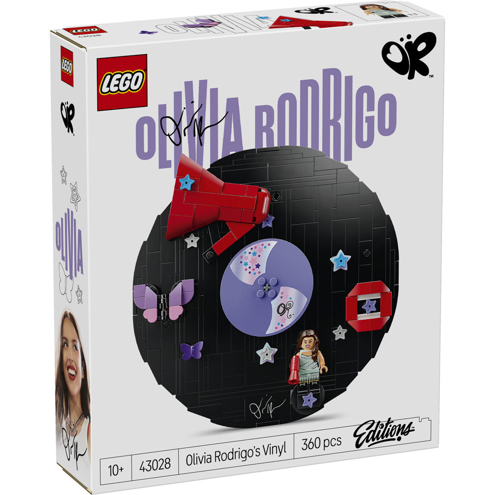 LEGO 43028 Editions Music Olivia Rodrigo's Vinyl set, in packaging