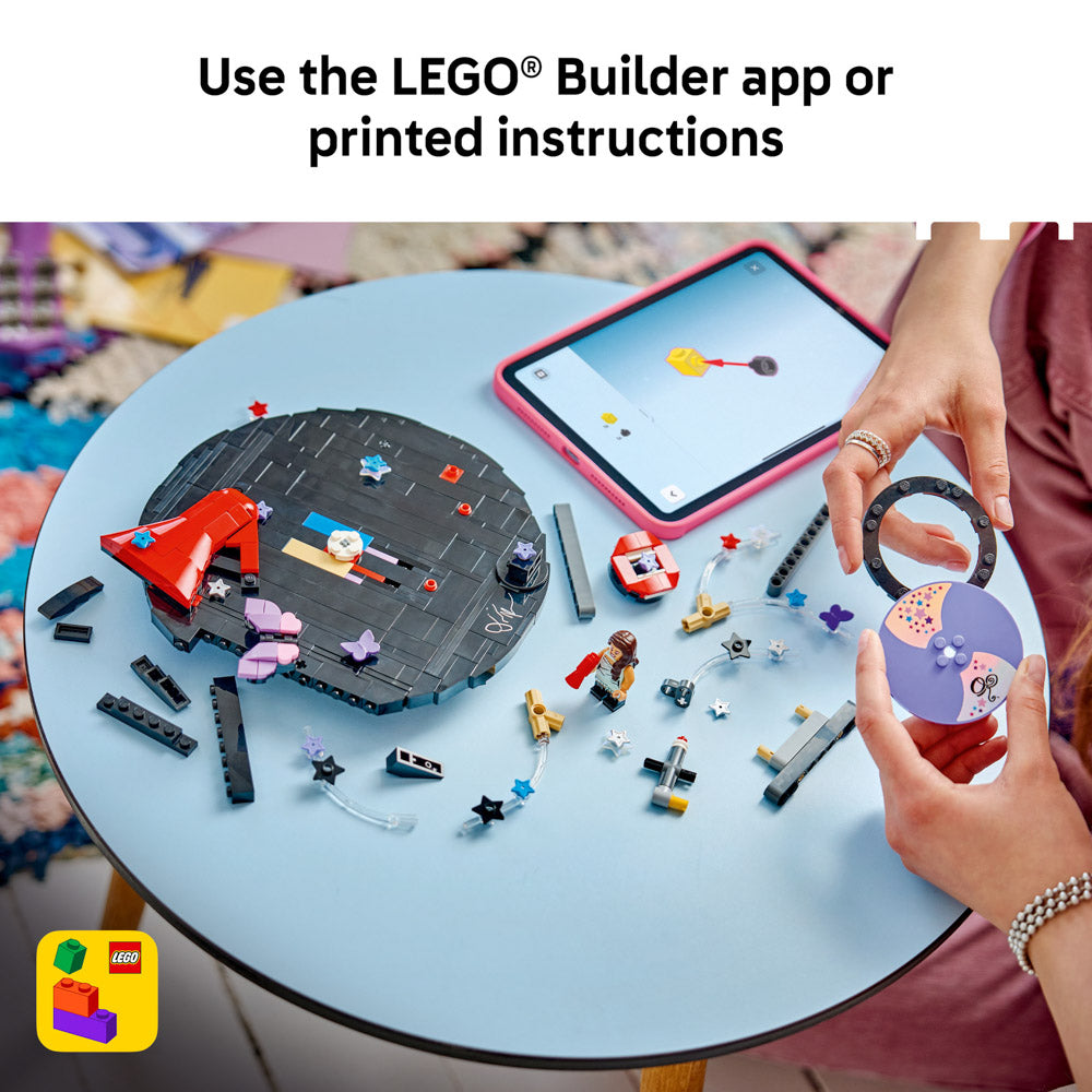 Use the lego builder app to make the LEGO 43028 Editions Music Olivia Rodrigo's Vinyl set