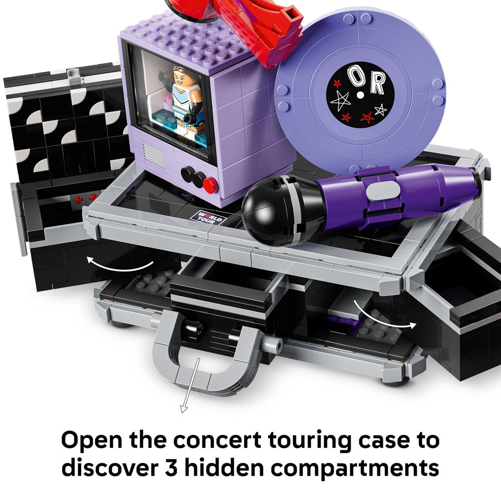 3 hidden compartments in the LEGO 43030 Editions Music Olivia Rodrigo's Secret Storage set