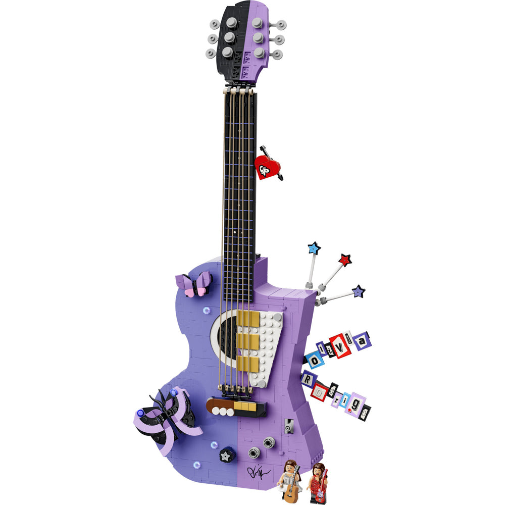 Assembled LEGO 43031 Editions Music Olivia Rodrigo's Dual Guitar set