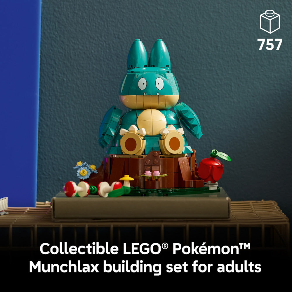 Assembled LEGO 72150 Pokémon Munchlax Set for Adults