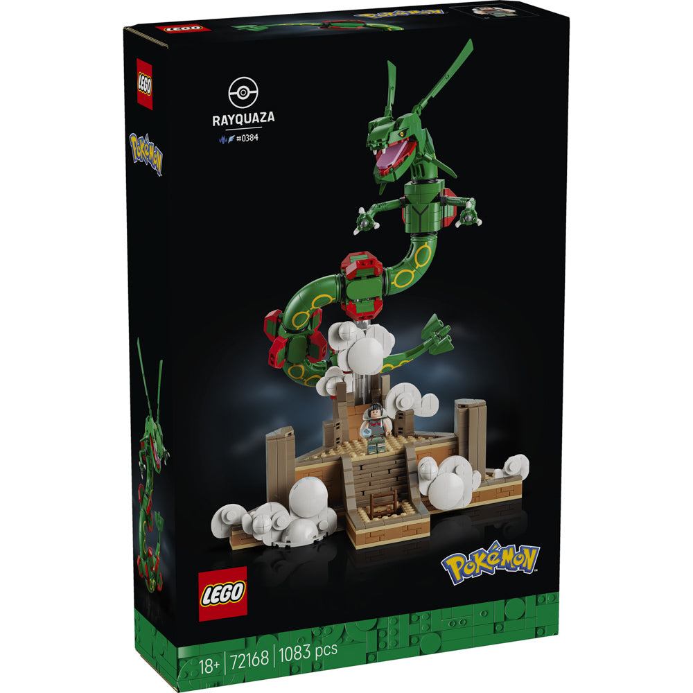 LEGO 72168 Pokémon Dragon Rayquaza set, in packaging