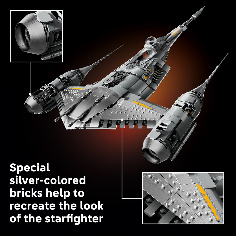 Assembled LEGO 75442 Star Wars The Mandalorian's N-1 Starfighter set