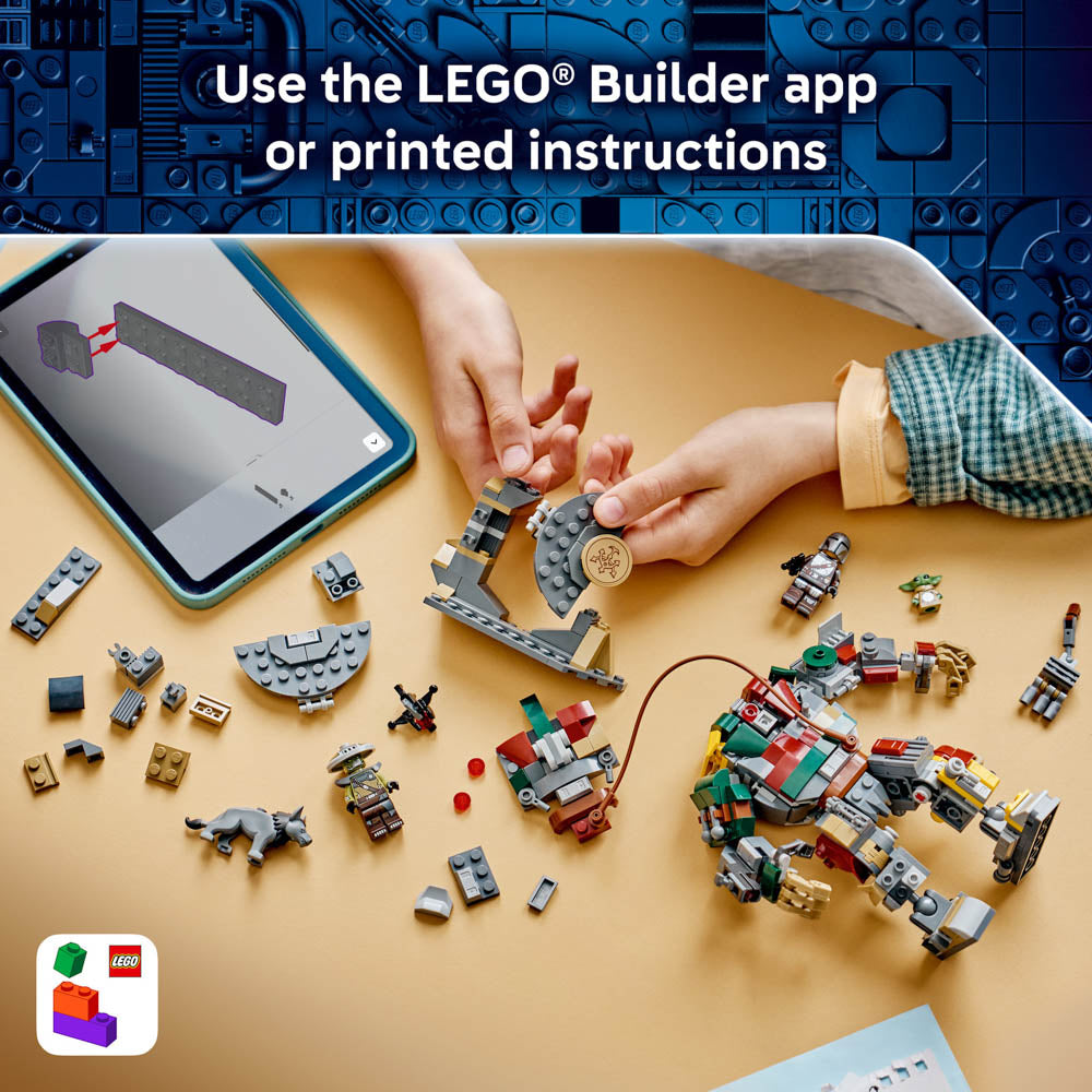 Use the lego builder app to make the LEGO 75451 Star Wars Hutt Palace Sentry Droid Showdown set