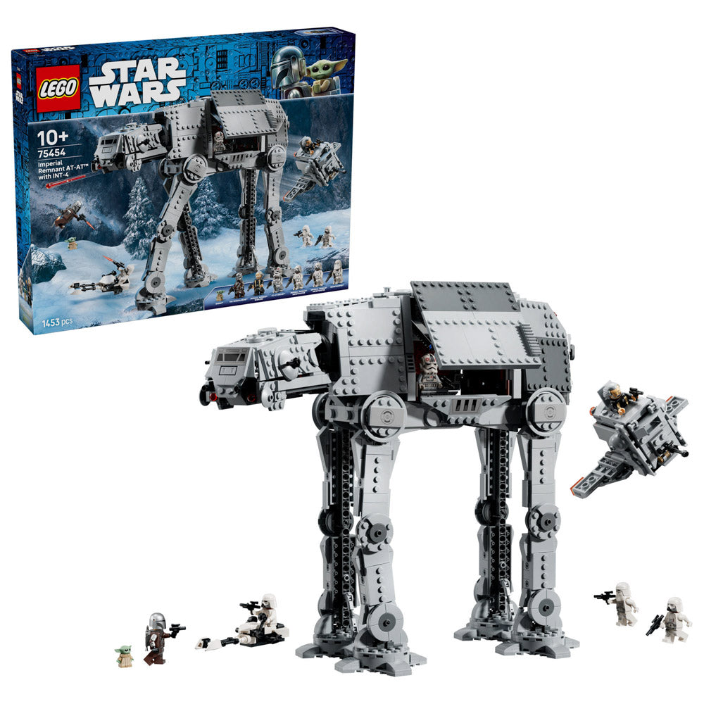 Assembled LEGO 75454 Star Wars Imperial Remnant AT-AT with INT-4 set
