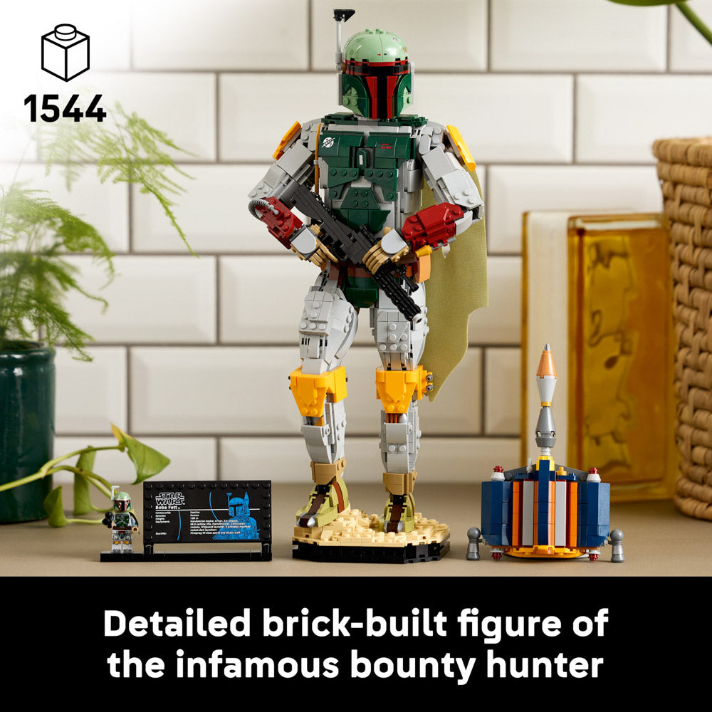 Assembled LEGO 75455 Star Wars Boba Fett set.