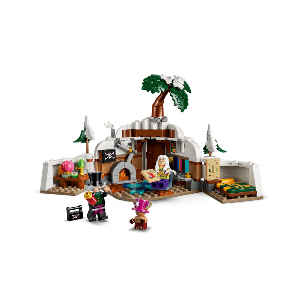 Assembled LEGO 75641 ONE PIECE Dr. Hiriluk's Hideout diorama set
