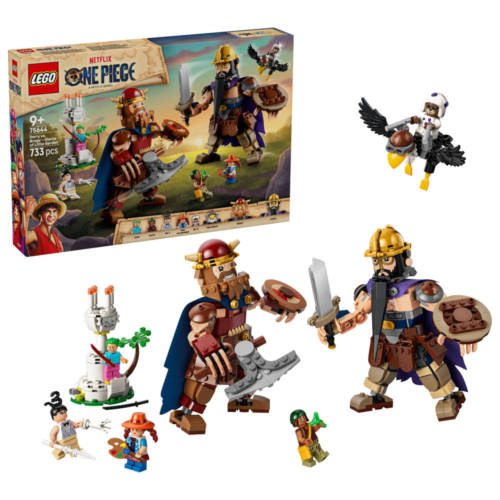 Assembled LEGO 75644 ONE PIECE Dorry vs. Brogy – Giants of Little Garden set