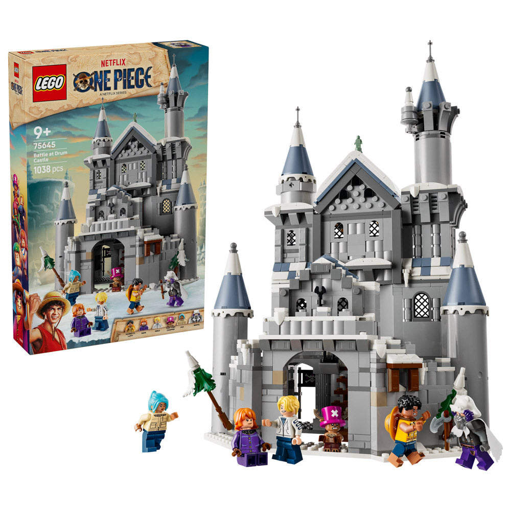 Assembled LEGO 75645 ONE PIECE Battle at Drum Castle set