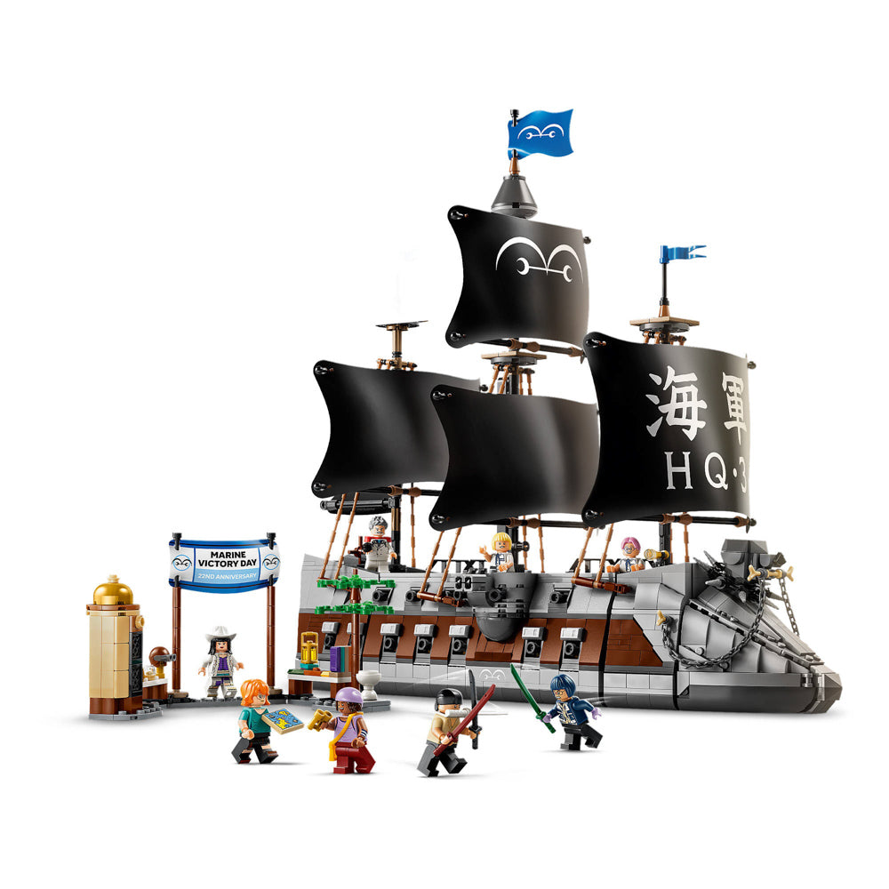 Assembled LEGO 75646 ONE PIECE Garp's Marine Battleship Ship set