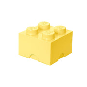LEGO Storage Brick 4 Brick Cool Yellow