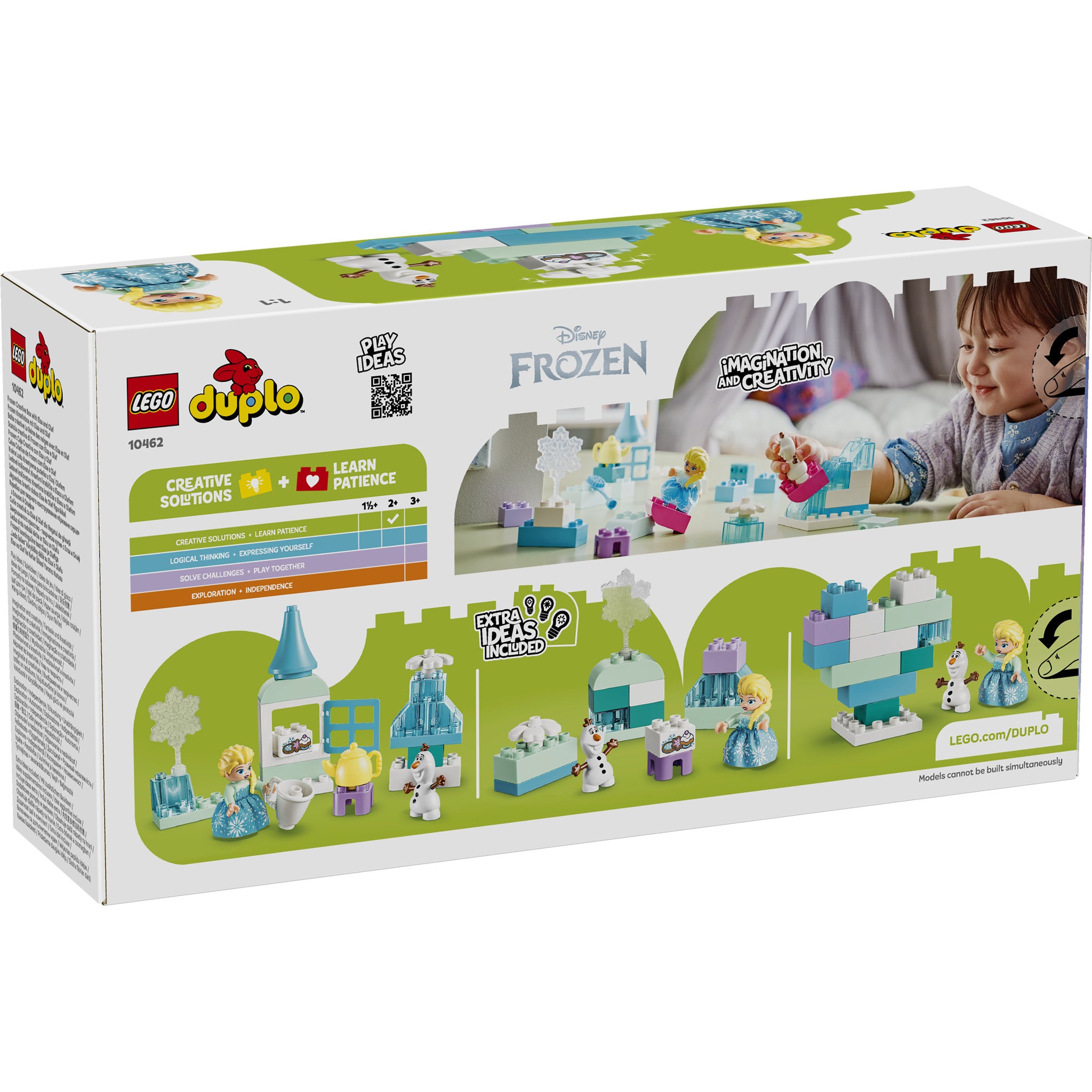 LEGO 10462 DUPLO Disney Frozen Creative Box Blocks with Elsa and Olaf Set in packaging