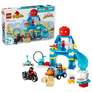 LEGO 10464 DUPLO Disney Team Spidey Webquarters Set assembled, and in packaging