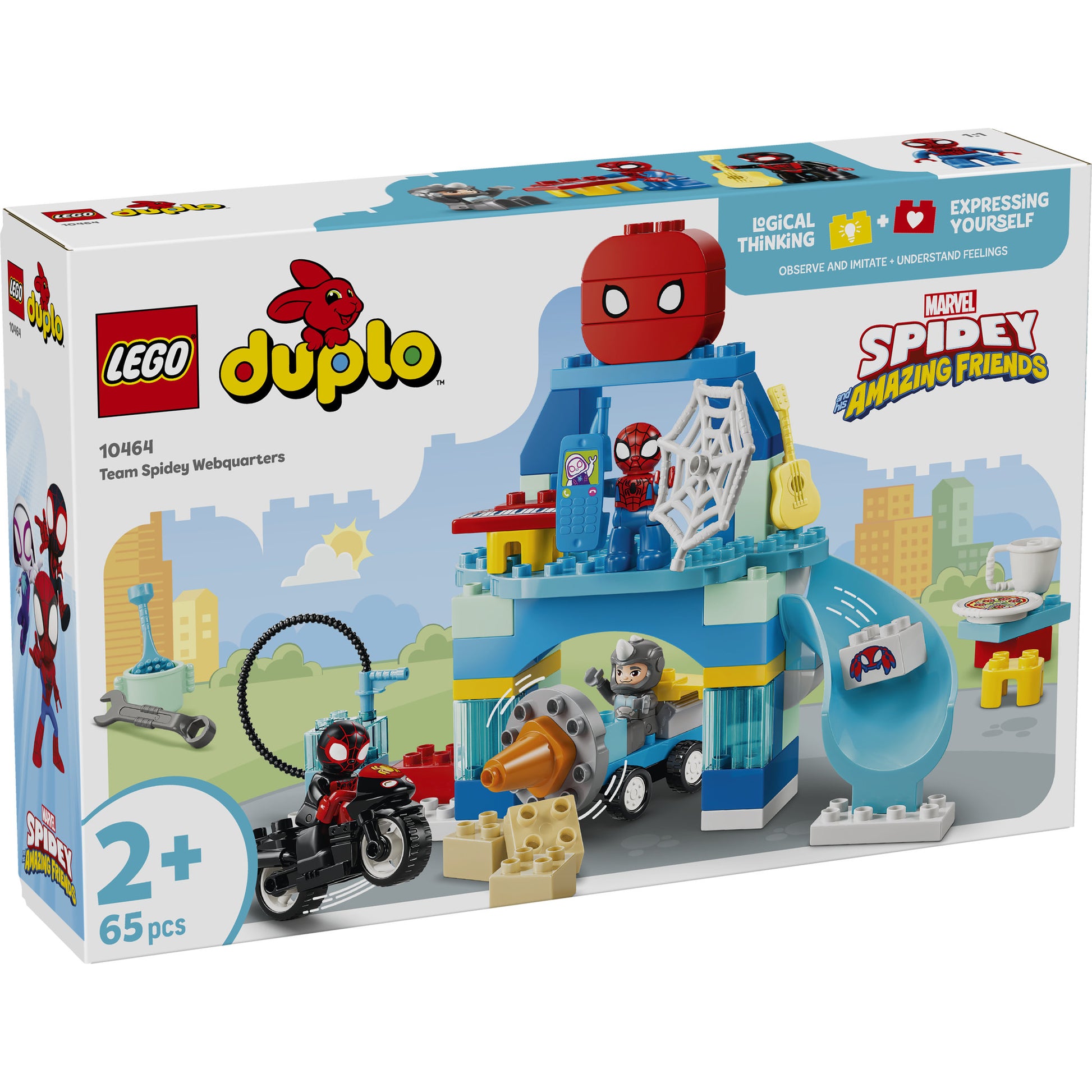 LEGO 10464 DUPLO Disney Team Spidey Webquarters Set in packaging
