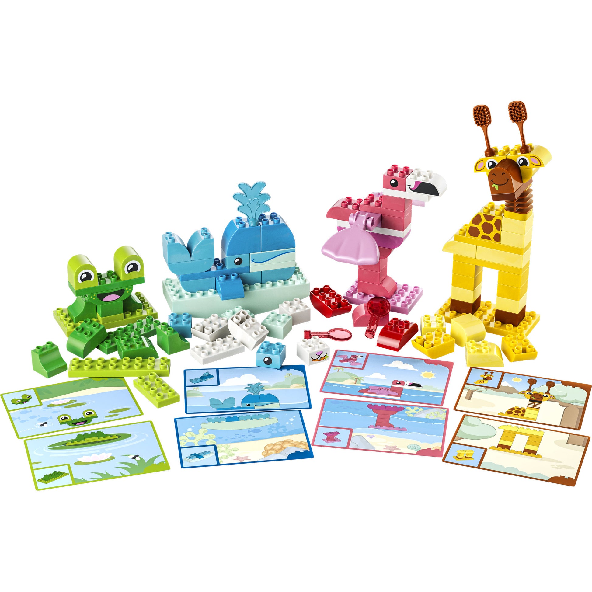 Assembled LEGO 10472 DUPLO Town Animal Building Game for toddlers Set