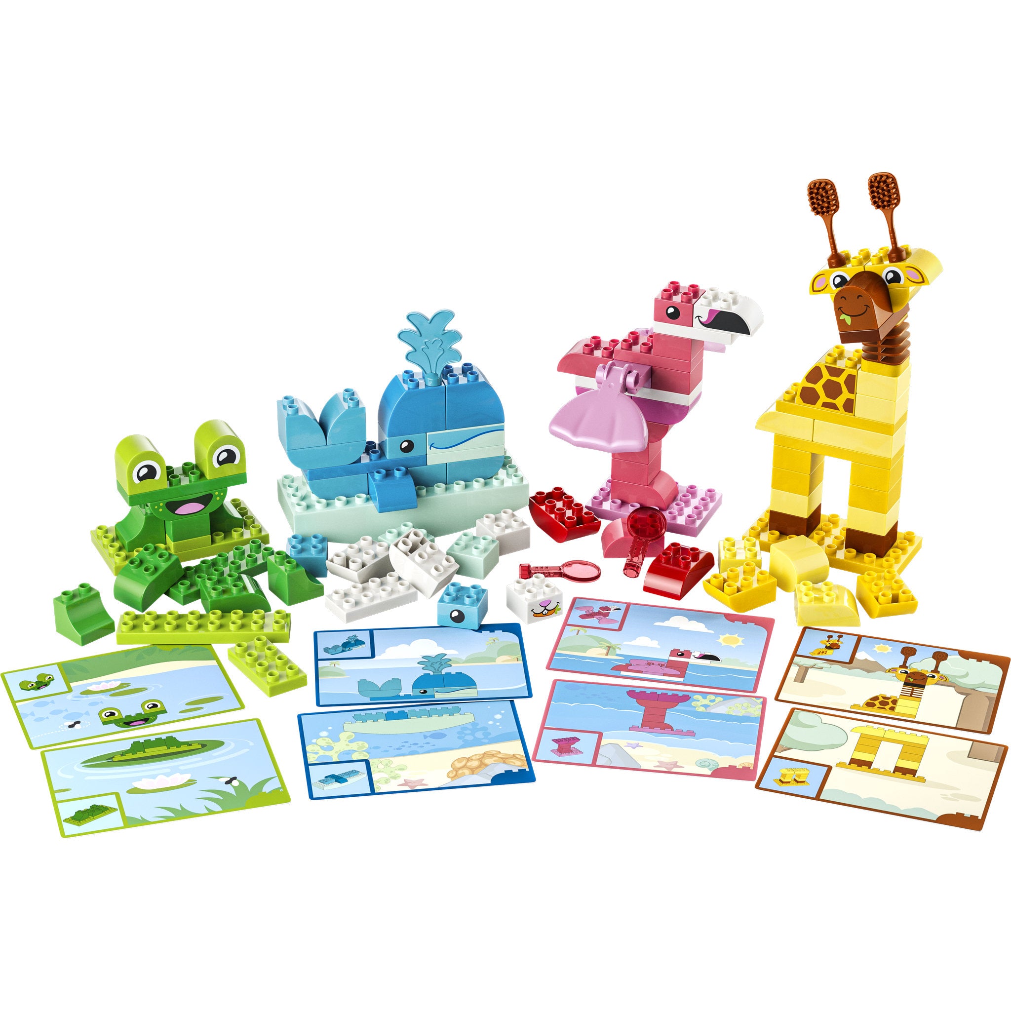 Assembled LEGO 10472 DUPLO Town Animal Building Game for toddlers Set