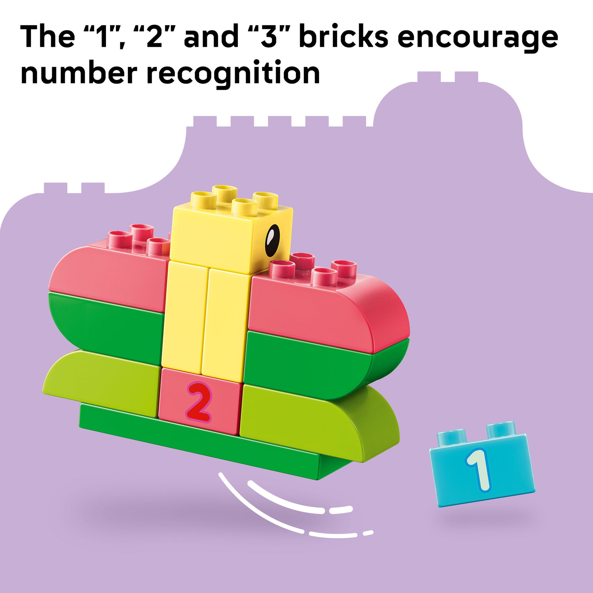 Number labelled blocks in the LEGO 10479 DUPLO Classic Colorful Creative Box Loose Set