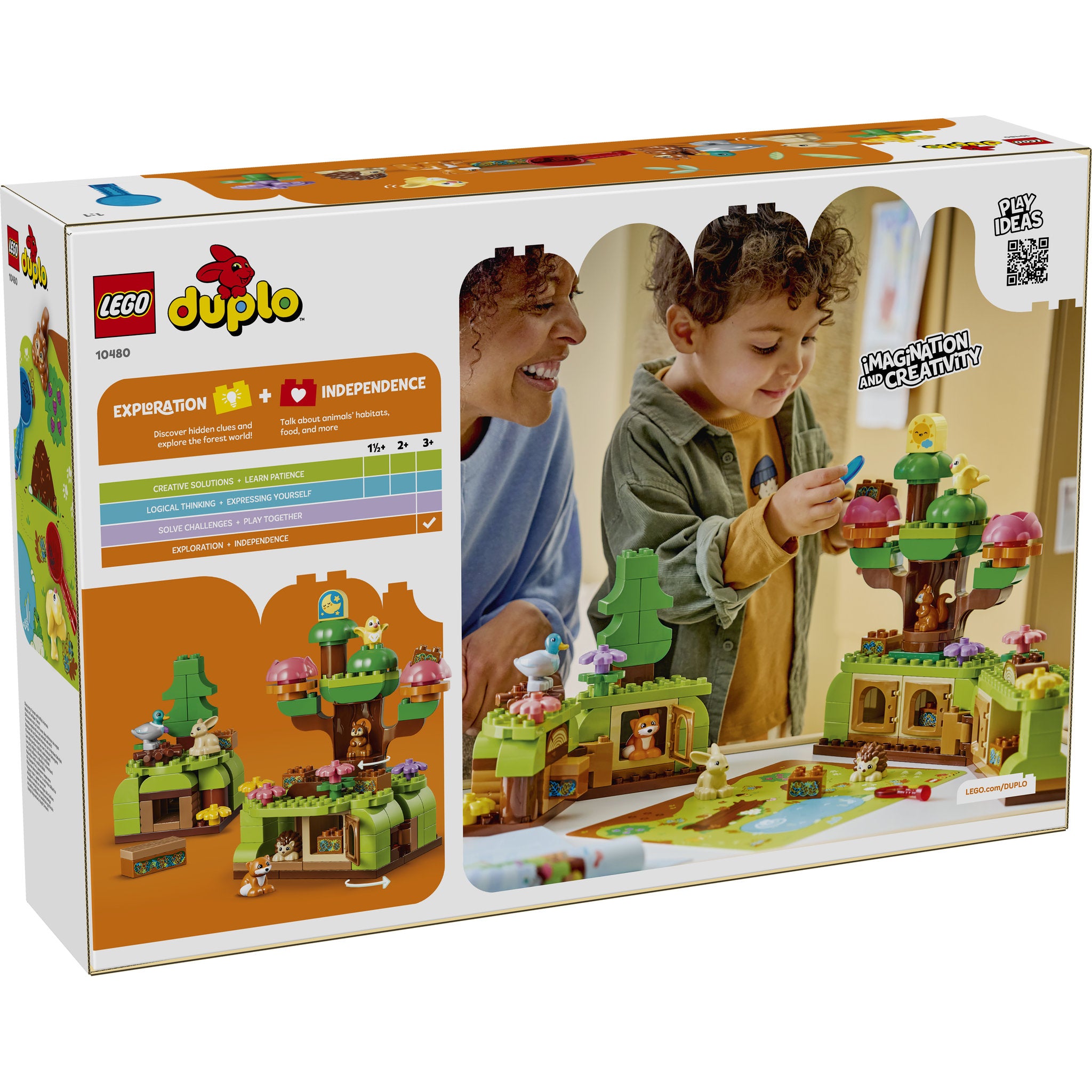 LEGO 10480 DUPLO Town Discovery Forest with Wild Animals Set in packaging