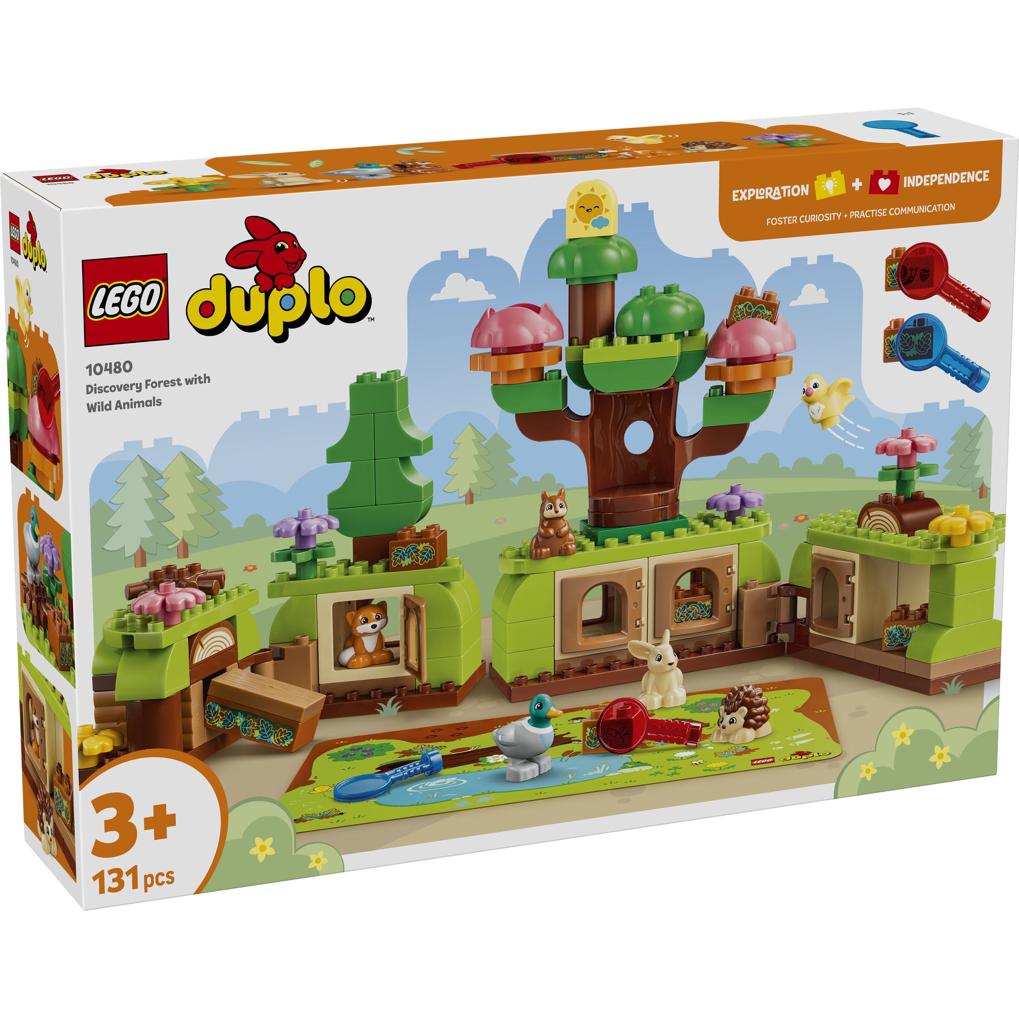 LEGO 10480 DUPLO Town Discovery Forest with Wild Animals Set in packaging