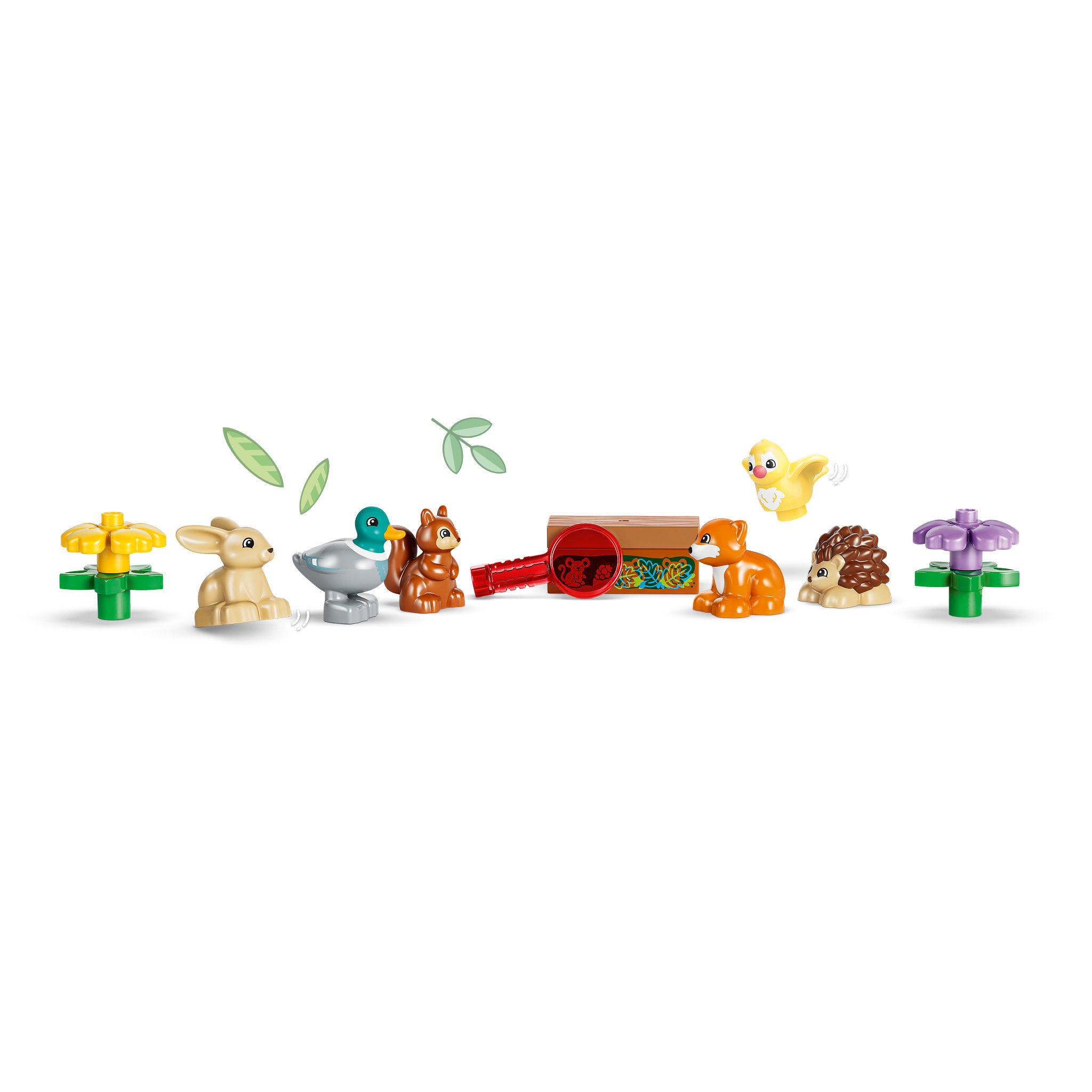 Animal figures in the LEGO 10480 DUPLO Town Discovery Forest with Wild Animals Set