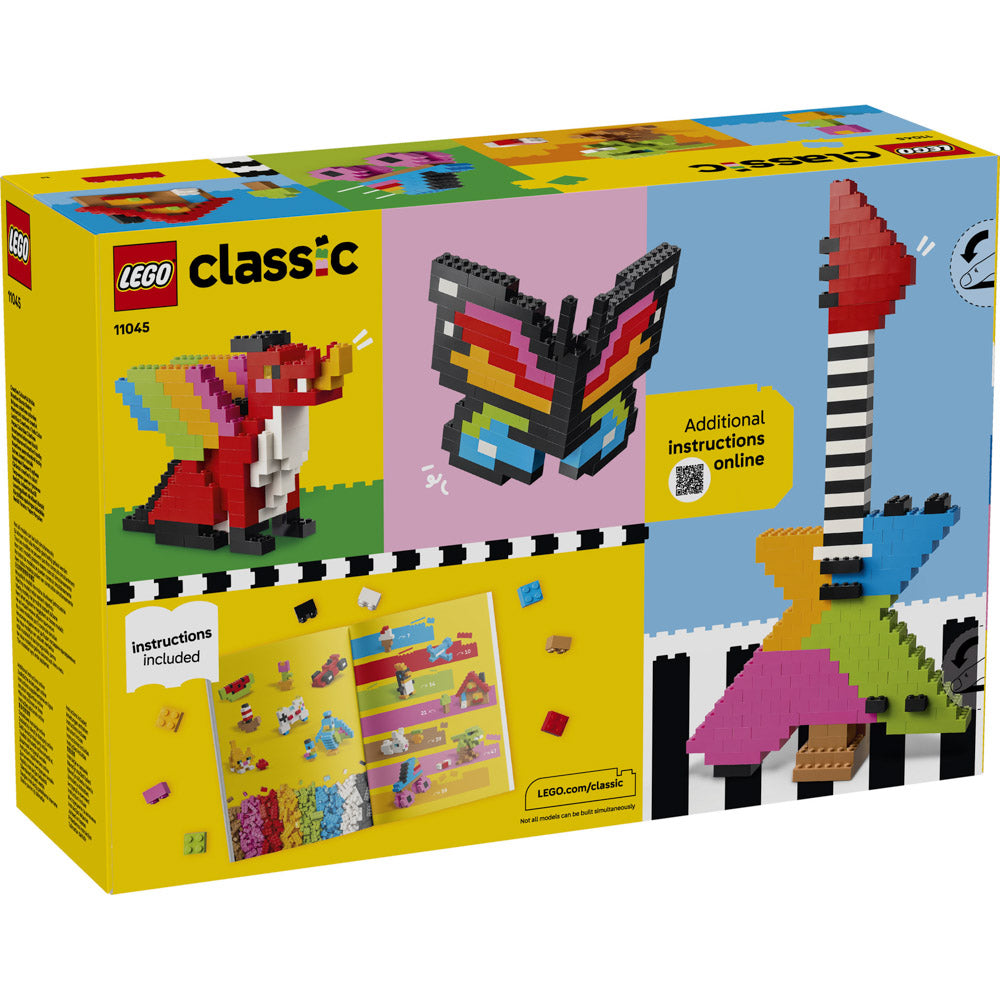 LEGO 11045 Classic Creative Colourful Bricks Blocks Loose Free-play Set in packaging
