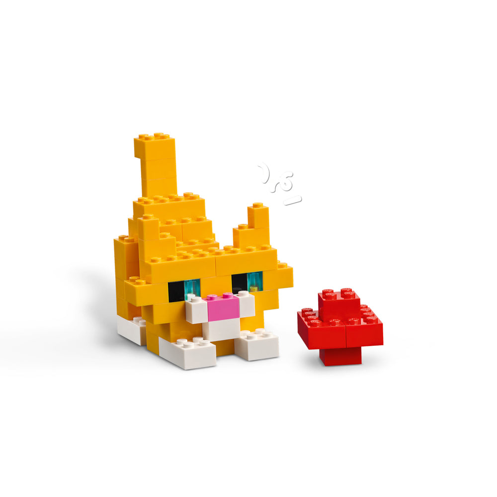 Lego cat from the LEGO 11045 Classic Creative Colourful Bricks Blocks Loose Free-play Set