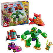 LEGO 11211 Disney Junior Marvel Loki vs. Iron Man Set assembled, and in packaging