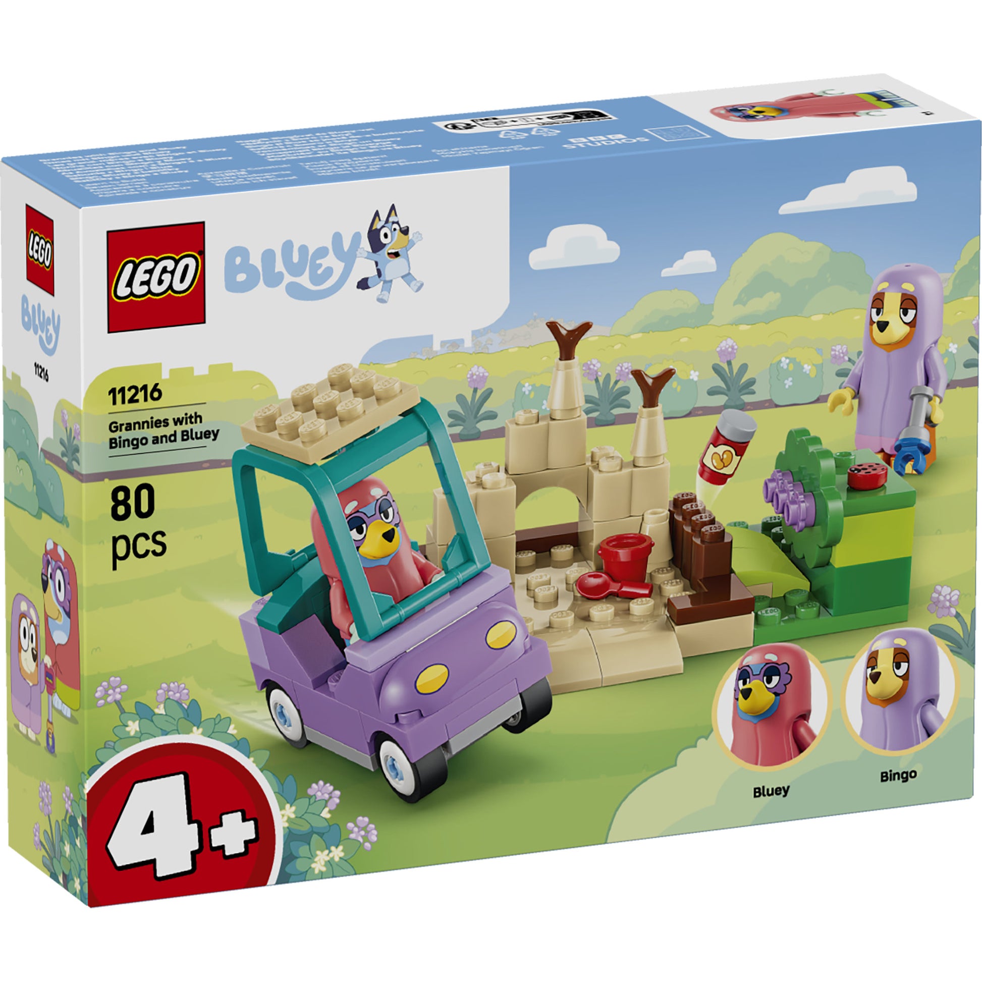 LEGO 11216 Bluey Grannies Disguise with Bingo and Bluey Set in packaging