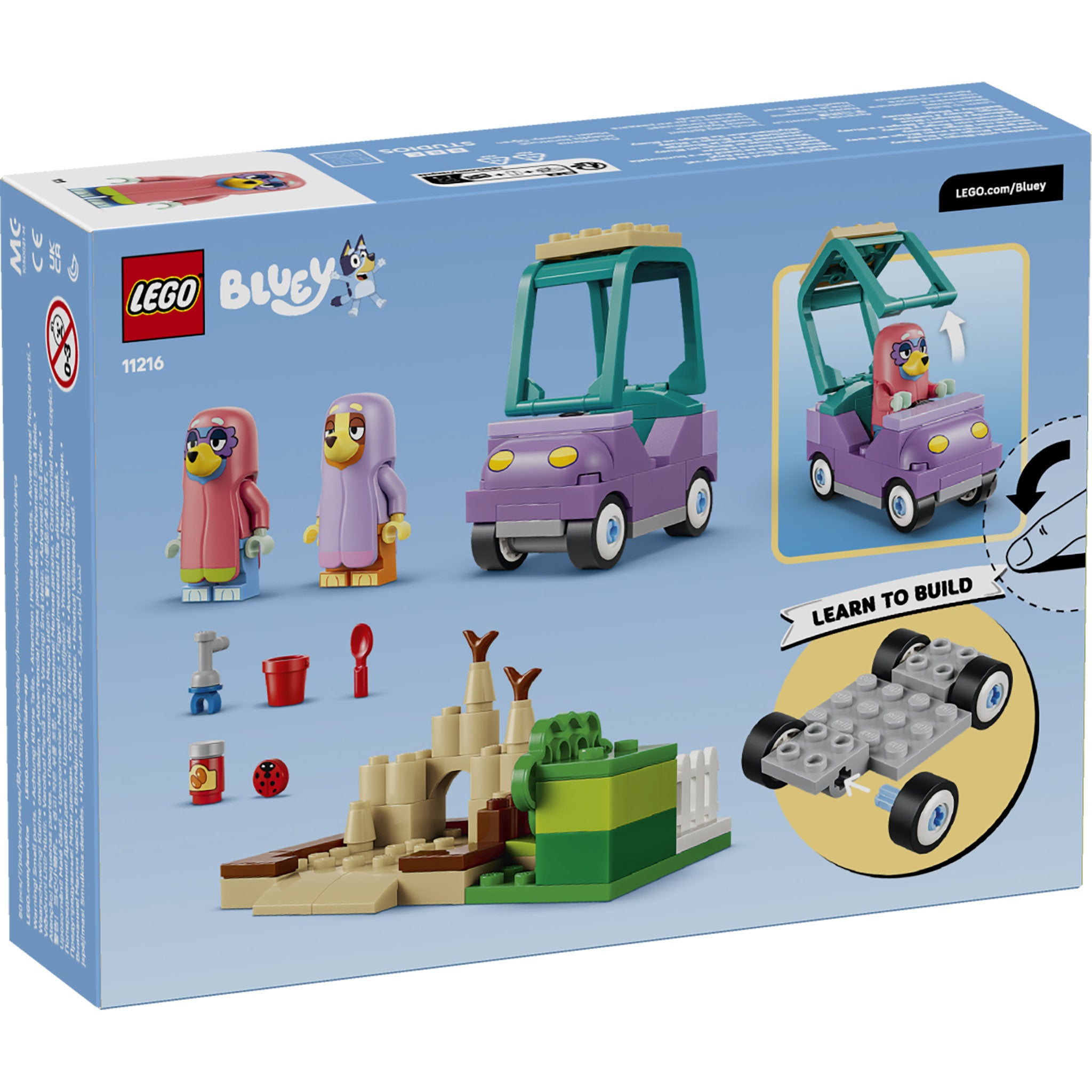 LEGO 11216 Bluey Grannies Disguise with Bingo and Bluey Set in packaging