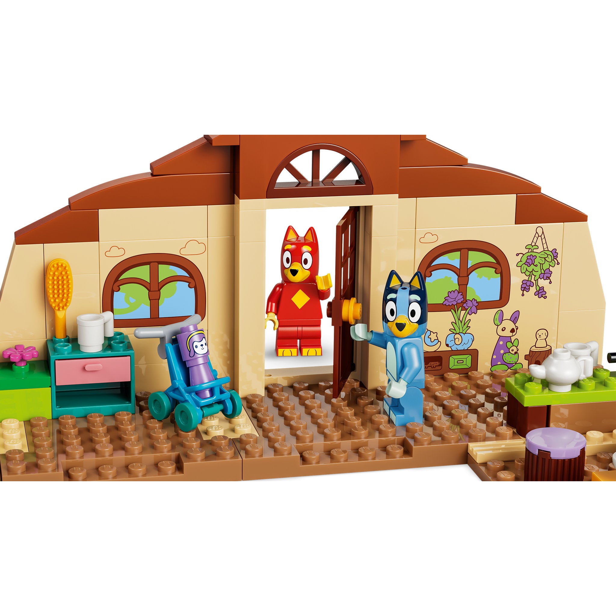 Assembled LEGO 11221 Bluey School With Rusty And Bluey Set