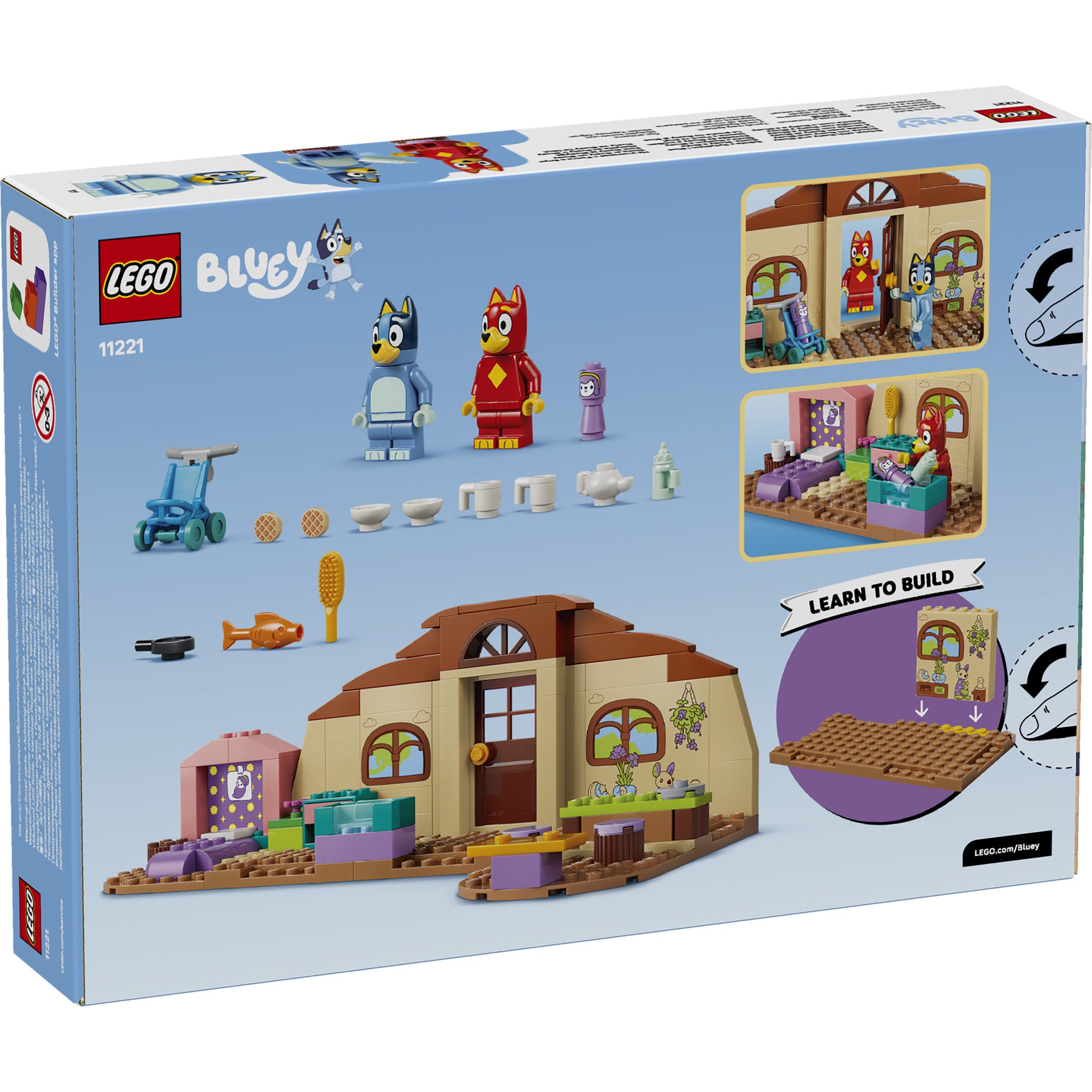 LEGO 11221 Bluey School With Rusty And Bluey Set packaging