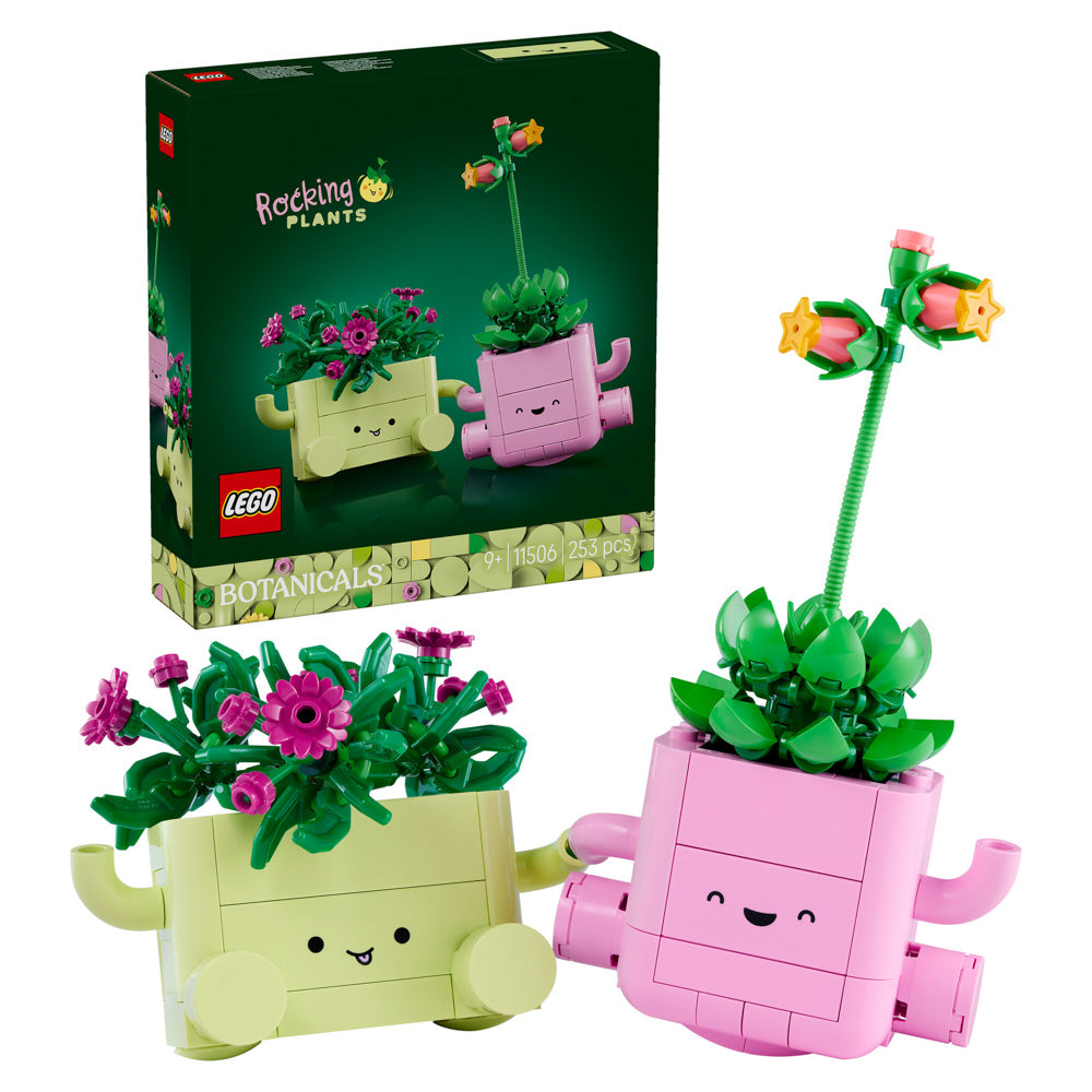 LEGO 11506 Botanicals Rocking Plants potted succulents set, in packaging and assembled