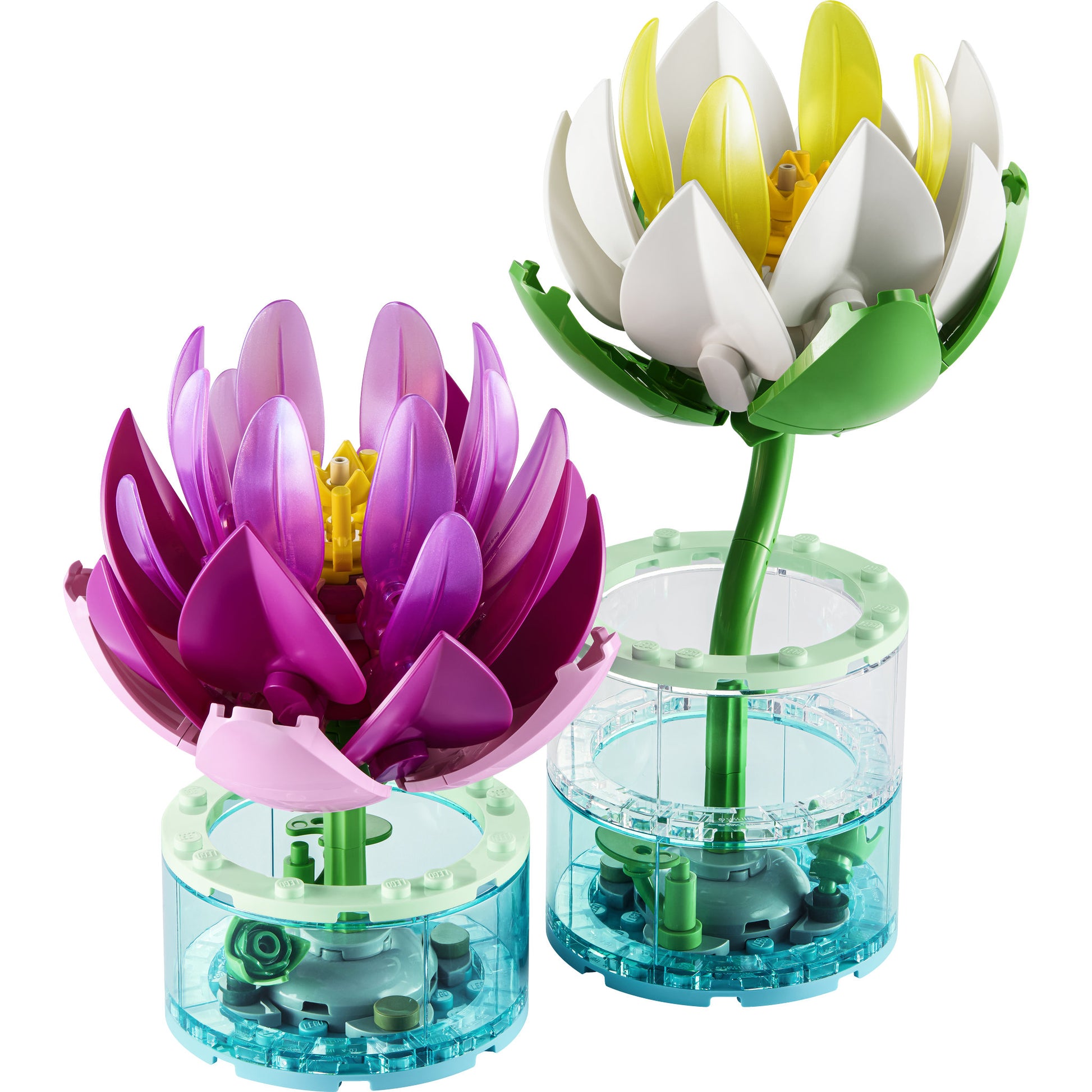 Assembled LEGO 11511 Botanicals Water Lilies Flowers in Vase Set